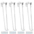 Pernas de mesa de metal dobráveis Enenes de 32 cm, 4 unidades Pernas de mesa de metal dobráveis Enenes de 32 cm, 4 unidades