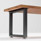 Pernas de mesa de metal Patavinity 71 cm de altura x 61 cm de largura, resistentes