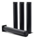Pernas de móveis Masendelk, aço inoxidável ajustável de 30 cm, pacote preto (4) Pernas de móveis Masendelk, aço inoxidável ajustável de 30 cm, pacote preto (4)
