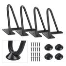 Pernas de móveis SMARTSTANDARD 13 cm Heavy Duty Metal 4 peças