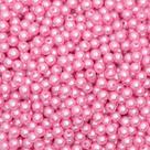 Pérola 6mm com Furo Rosa Chiclete - 250g