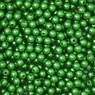 Pérola 6mm com Furo Verde - 250g Pérola 6mm com Furo Verde - 250g