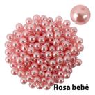 Perola Abs Com Furo 6 100g 800 Miçangas Pulseiras Bijuterias Perola Abs Com Furo 6 100g 800 Miçangas Pulseiras Bijuterias