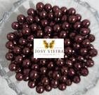 Pérola ABS Tam 8 cor marrom 100g