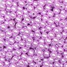Pérola Circulo 8mm com Furo - 250g - Lilas