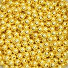 Pérola Metalizada 8mm com Furo Ouro - 250g