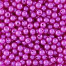 Pérola Pink INTEIRA COM FURO 06MM EM ABS COM 500GR