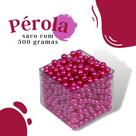 Pérola Rosa Choque 10Mm Pacote Com 500 Gramas - Nybc