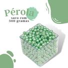 Pérola Verde Claro 10Mm Pacote Com 500 Gramas - Nybc