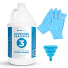 Peróxido de hidrogênio PURECHEM PROS 3% de qualidade alimentar (3,78 L)