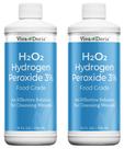 Peróxido de hidrogênio Viva Doria 3% Food Grade 480 ml (pacote com 2)