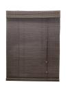 Persiana Bambu Rolo Tabaco 100 (L) X 180 (A) cm Cortina Madeira Com Bandô Roller 1,00 x 1,80 Marrom