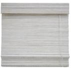 Persiana Bambu Romana Block Branca 100 (L) X 220 (A) cm Cortina Madeira C/ Bandô 1,00 x 2,20