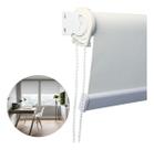 Persiana Cortina Tela Solar 3% Abertura 80x160cm Bloqueia Raios Uv Atlas Primafer Off White