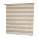 Persiana Cortina Zebra Rolo Dupla 140x160cm Sala Quarto Cozinha Janela Evolux