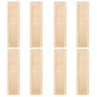 Persiana Dollhouse Window Shutter de nicylin em escala 1:12 DIY x8 Persiana Dollhouse Window Shutter de nicylin em escala 1:12 DIY x8