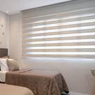 Persiana Double Vision Bege - 1,20m x 1,70m
