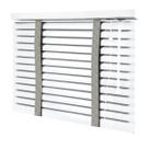 Persiana Horizontal 1,00m larg x 1,20m alt Alumínio 50mm com Fita Persianet