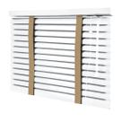 Persiana Horizontal 1,00m larg x 2,50m alt Alumínio 50mm com Fita Persianet