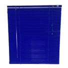 Persiana Horizontal Aluminio 25mm Azul 160 (L) x 160 (A) cm Cortina C/ Kit de Instalação 1,60 x 1,60 Persiana Horizontal Aluminio 25mm Azul 160 (L) x 160 (A) cm Cortina C/ Kit de Instalação 1,60 x 1,60