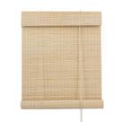 Persiana Horizontal Bauhaus Bambu Cortina Rolo Janela Casa Quarto Sala 140x160cm Evolux