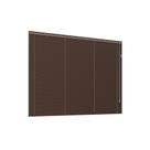 Persiana Horizontal Blackout Larg 1,10X1,10 Alt Bronze