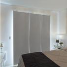 Persiana Painel (2,20Lar. x 1,80Alt.) Blackout Cinza