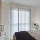 Persiana Painel (2,40Lar. x 1,80Alt.) Tecido Translucido Cinza - Vogaflex