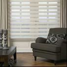 Persiana Rolo Duplo Zebra Branca 120 (L) x 160 (A) Cortina Double Vision 1,20 X 1,60