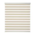 Persiana Rolo Zebra Bando 1,20 X 2,50 Bege, Branco, Cinza, Preto, Bege Mescla, Castor