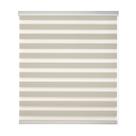 Persiana Rolo Zebra Bando Larg 1,40 X Alt 2,20 Bege, Branco, Cinza, Preto, Bege Mescla, Castor