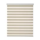 Persiana Rolo Zebra Standard Larg 1,20 X Alt 1,60 Bege, Branco, Cinza, Preto, Bege Mescla, Castor