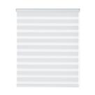 Persiana Rolo Zebra Standard Larg 1,40 X Alt 1,40 Bege, Branco, Cinza, Preto, Bege Mescla, Castor