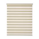 Persiana Rolo Zebra Standard Larg 1,80 X Alt 1,40 Bege, Branco, Cinza, Preto, Bege Mescla, Castor