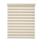 Persiana Rolo Zebra Standard Larg 1,80 X Alt 1,60 Bege, Branco, Cinza, Preto, Bege Mescla, Castor