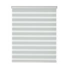 Persiana Rolo Zebra Standard Larg 2,20 X Alt 1,40 Bege, Branco, Cinza, Preto, Bege Mescla, Castor