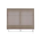 Persiana Romana Translucida Marrom - 1,30m x 1,50m
