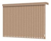 Persiana Vertical Bege Mescla Blackout 1,50 x 1,50-com BANDÔ