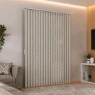 Persiana Vertical Em Pvc Crisdan Larg 2,10 X 2,20 Alt Cinza