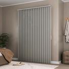 Persiana Vertical Tecido Bk Crisdan L 2,10 X 2,20 A Cinza