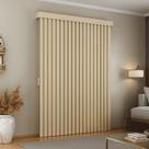 Persiana Vertical Tecido Com Bandô L 2,00 X 2,20 A Creme