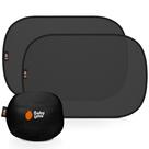 Persianas de carro Baby Uma, pacote com 2, 48 x 30 cm UPF 50+ com bolsa