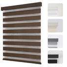 Persianas Zebra Joydeco Coffee sem fio 34x75cm para Windows