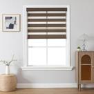 Persianas Zebra Joydeco Coffee sem fio 38x75cm para Windows