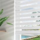 Persianas Zebra Joydeco sem fio 84x190cm Poliéster branco