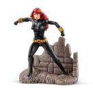 Personagem de diorama Schleich Marvel Black Widow pintada à mão