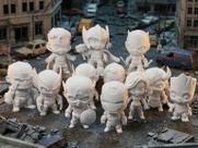 Personagens da Marvel em modelo Chibi