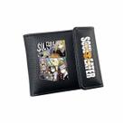 Personagens de anime Wallet Souls Eaters, couro PU fino e dobrável