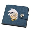 Personagens de anime Wallet Souls Eaters, tela fina e dobrável