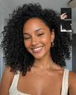Peruca Abijale Burmese Curly V Part 200% densidade 12"
